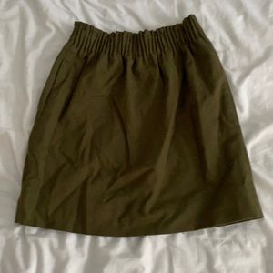 green j crew skirt